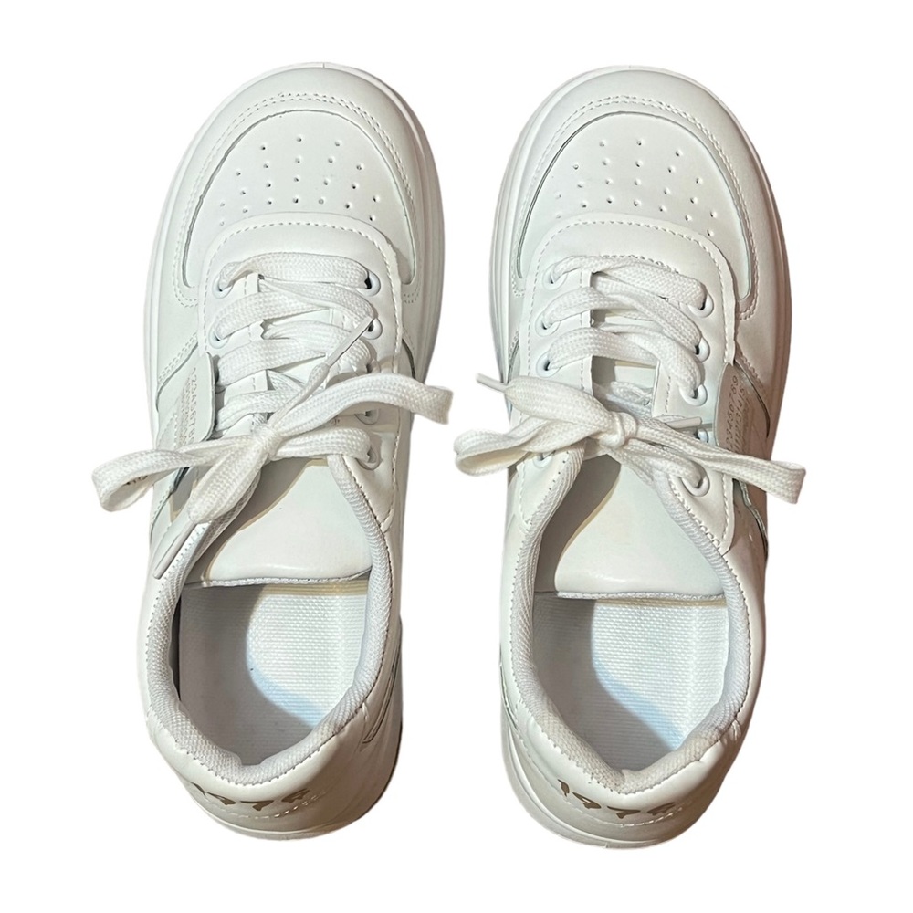 White 1976 Dripping Canvas Shoes